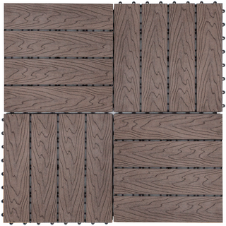 Comprar dark-brown Deck Tile Piso Deck Baldosas